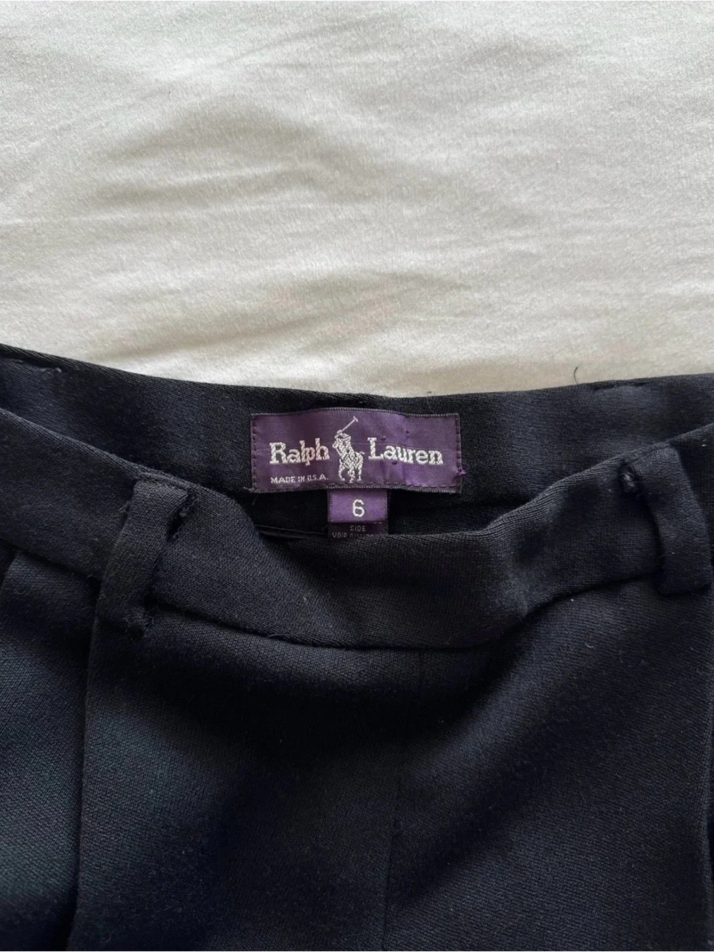 Vintage Ralph Lauren Purple Label Black Women's Dress Pants